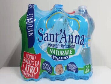 意大利原装进口【Sant' Anna圣安娜婴儿奶粉/矿泉水】1000mlx6瓶