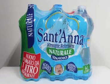 意大利原装进口【Sant' Anna圣安娜婴儿奶粉/矿泉水】1000mlx6瓶